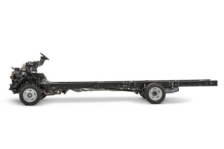 Side view of a 2023 Ford F-59 Commercial Stripped Chassis