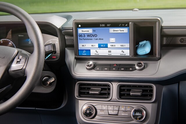 Eight-inch touchscreen in the 2023 Ford Maverick® truck