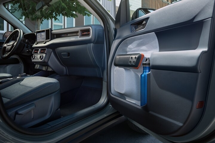 2023 Ford Maverick® truck interior with door-pocket storage
