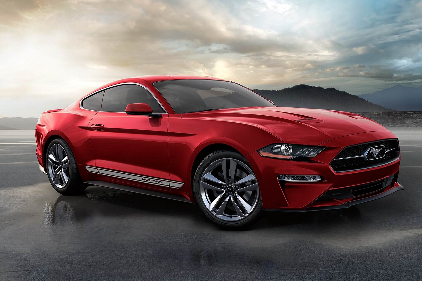 21 Ford Mustang Sports Car Hear The Roar