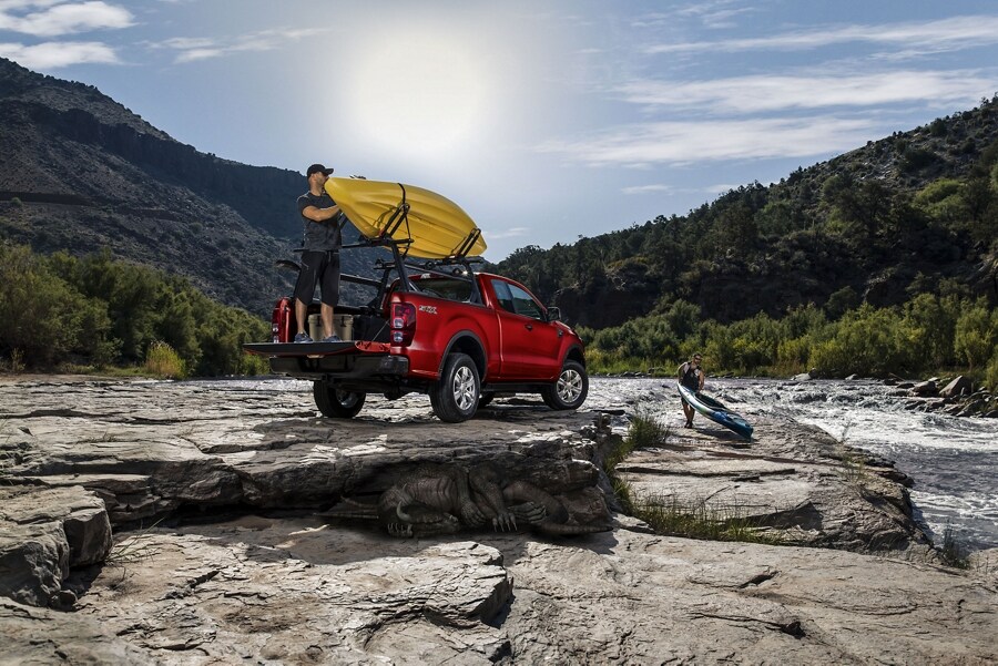 2021 Ford Ranger Storing Kayaks