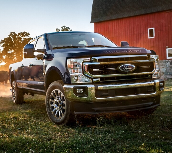 2021 ford super duty truck lead the pack