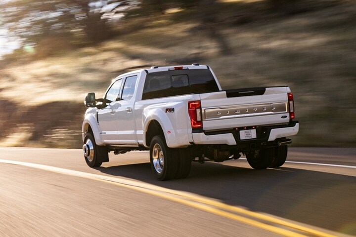 2021 Ford F-250 SuperDuty Driving on a Highway
