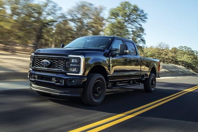 2023 Ford Super Duty® F-250® XL with STX Appearance Package being driven on the road