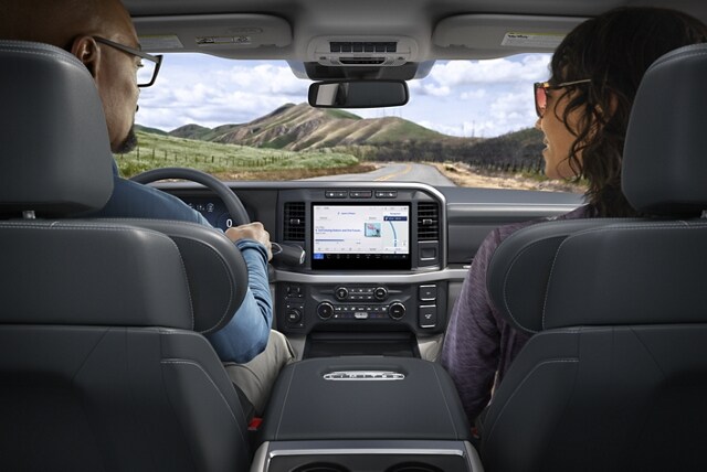 Close-up of the SYNC® 4 screen