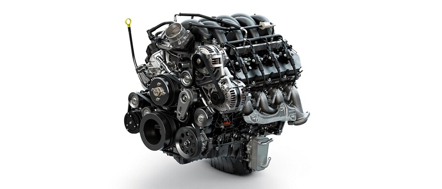 Motor V8 a gasolina de 7.3 litros