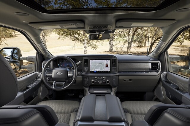 Interior of a 2025 Ford Super Duty® Limited