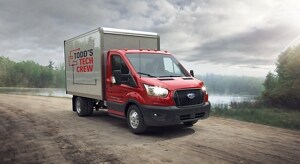 used ford transit cutaway box truck