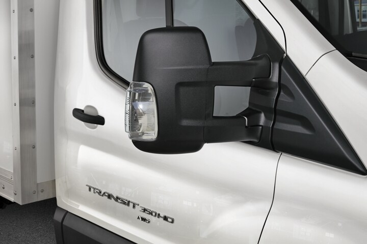 2023 Ford Transit® Chassis Cab with long arm mirrors