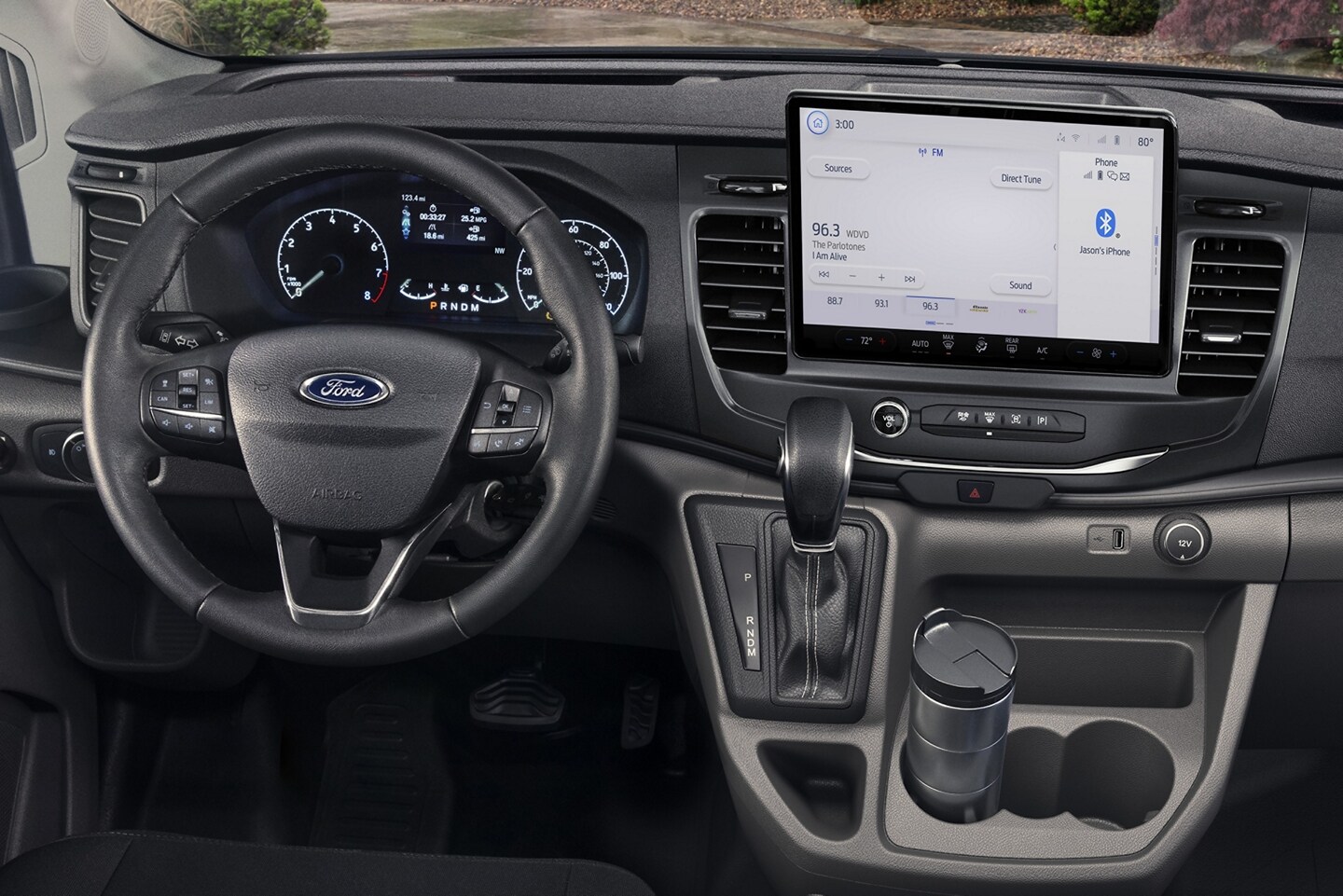 2024 Ford Transit Van interior.