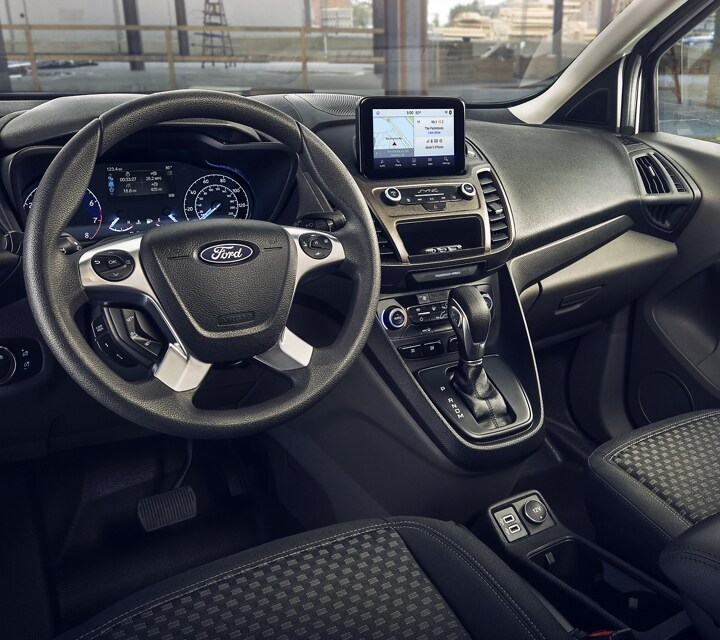 Ergonomic interior of 2023 Ford Transit Connect Cargo Van