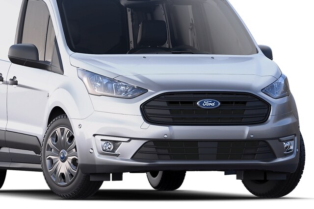 Front view of 2023 Ford Transit Connect Cargo Van in Silver