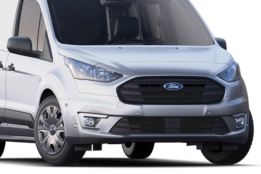 Front view of 2023 Ford Transit Connect Cargo Van in Silver