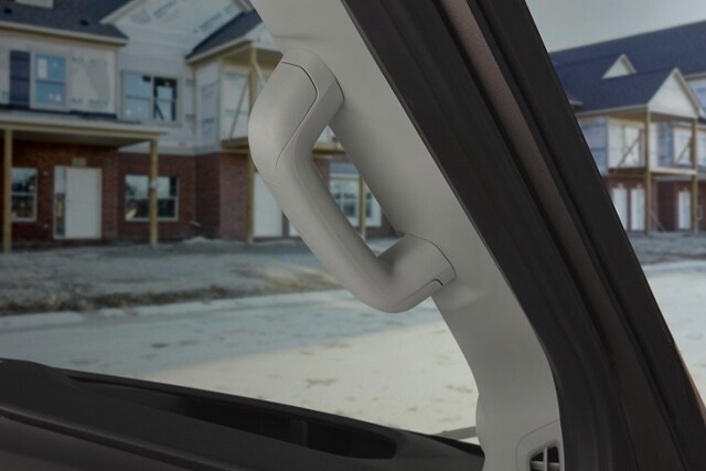 Imagen de una columna A dentro de una van Ford Transit® 2023