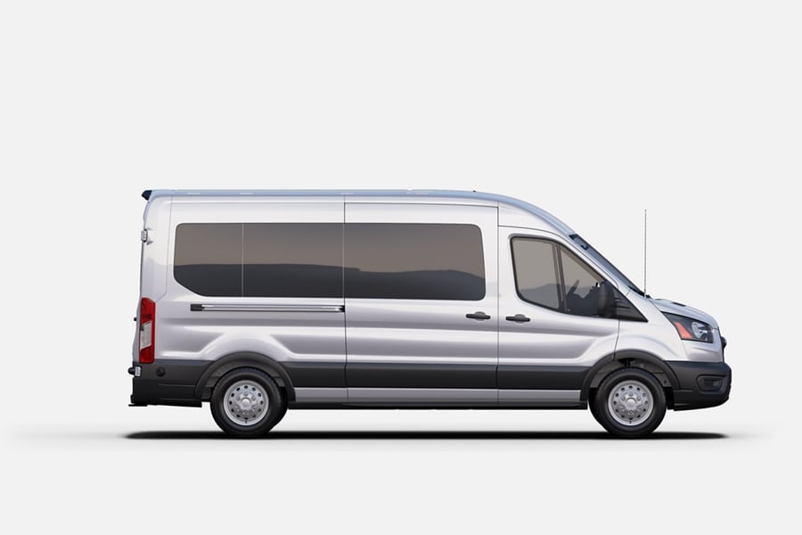 Side view of a 2023 Ford Transit® van