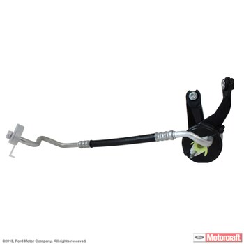 A/C Accumulator with Hose Dehydrator - Front