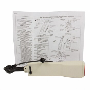 Seat Belt Receptacle Buckle - Left, Front