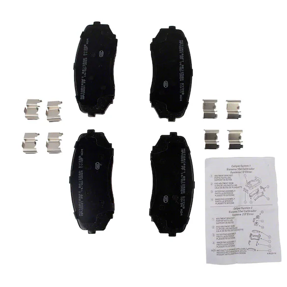 Disc Brake Pad Set Kit Lining - Front Main Image