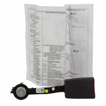 Seat Belt Receptacle And Buckle - Right, Rear