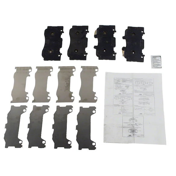 Disc Brake Pad Set Kit Lining - Front 5.0L Main Image