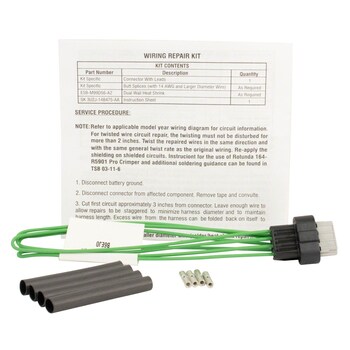 Manifold Differential Pressure Sensor Connector Wire