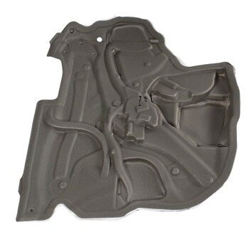 Door Panel Insulation Water Splash Shield - Left, Front