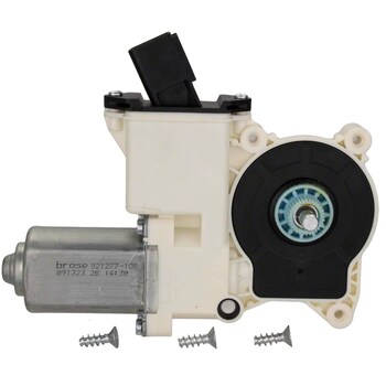 Window Motor <br>A that provides force to open and close a on vehicle Operating Regulator