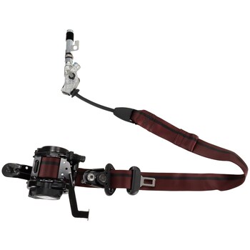 Seat Belt Lap and Shoulder Retractor Pretensioner Carmine edge - Right, Front, Rear (CONVERTIBLE)