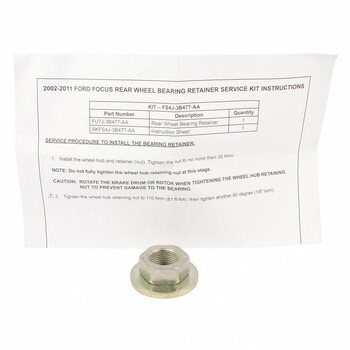 Axle Nut Retainer - M20, Rear
