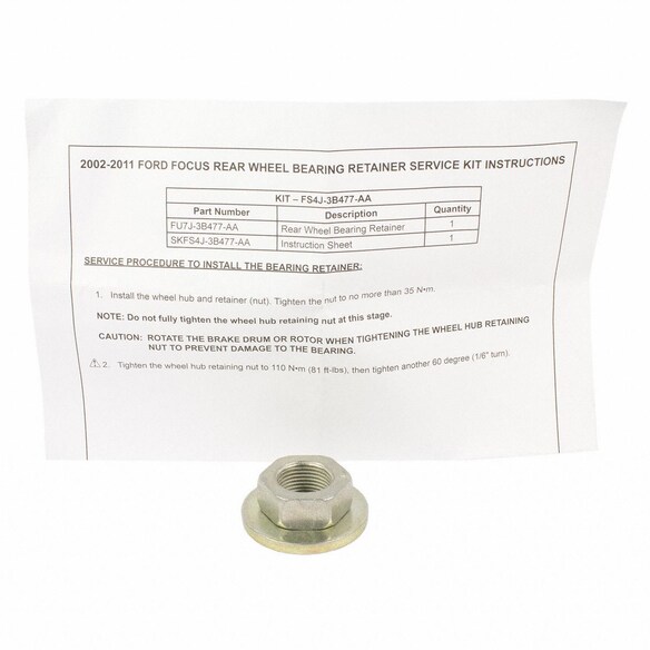 Axle Nut Retainer - M20, Rear Main Image