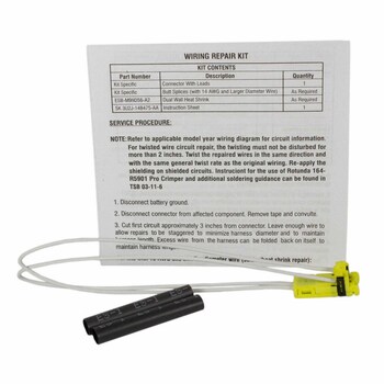 Air Bag Connector Wire - Passenger