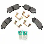 Disc Brake Pad Set Kit Lining - Rear (6-MT) Main Image
