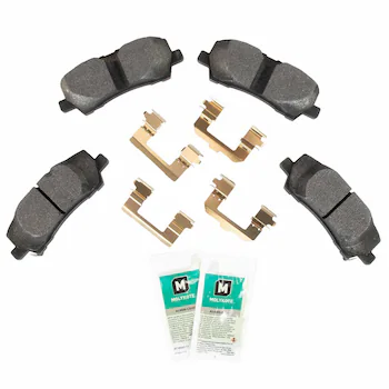 Disc Brake Pad Set Kit Lining - Rear (6-MT)