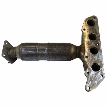 Catalytic Converter with Integrated Exhaust Manifold