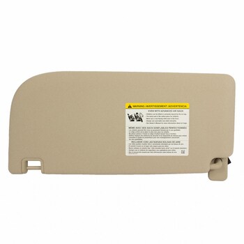 Sun Visor - Right, Front, Rear
