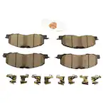 Disc Brake Pad Set Kit Lining - Front Main Image