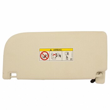 Sun Visor - Right, Front, Rear