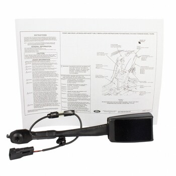 Seat Belt Receptacle Buckle - Left, Front