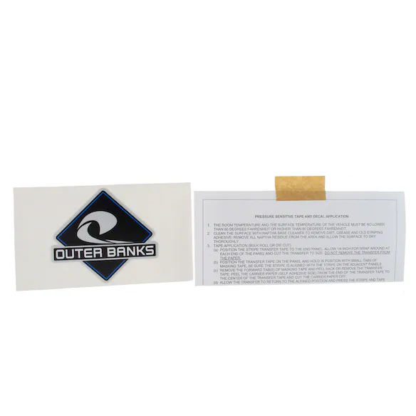Fender Emblem Name Plate - Left, Right, Front (Outer Banks) Main Image