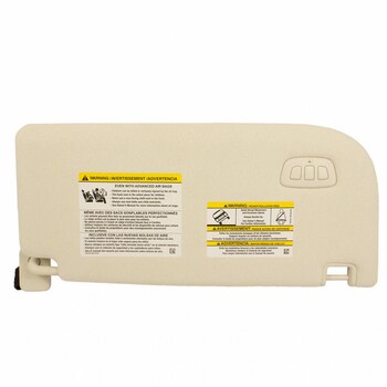 Sun Visor - Left, Front, Rear