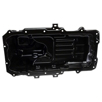 Engine Oil Pan <br>5.0 LITER A Pan, which is attached and sealed to the bottom of an Engine, that holds