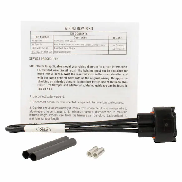 Engine Cooling Fan Motor Connector Wire - 1.6L Main Image