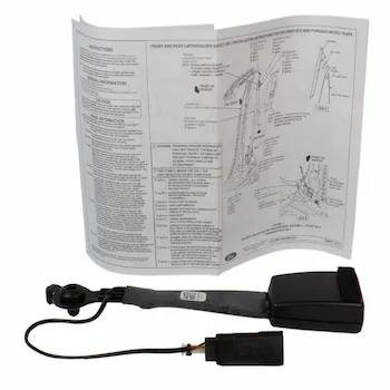 Seat Belt Receptacle Buckle - Left, Front