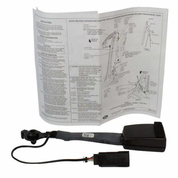 Seat Belt Receptacle Buckle - Left, Front Main Image