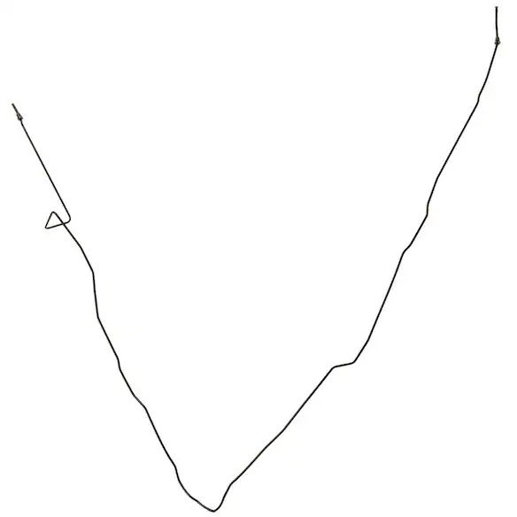 Brake Hydraulic Line Tube - Left, Rear 3.0L Main Image