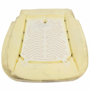 Seat Cushion Foam Back Cover And Pad - Right, Front, Driver