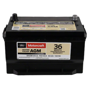 Vehicle Battery - 12VX68Ah, 750 Amp