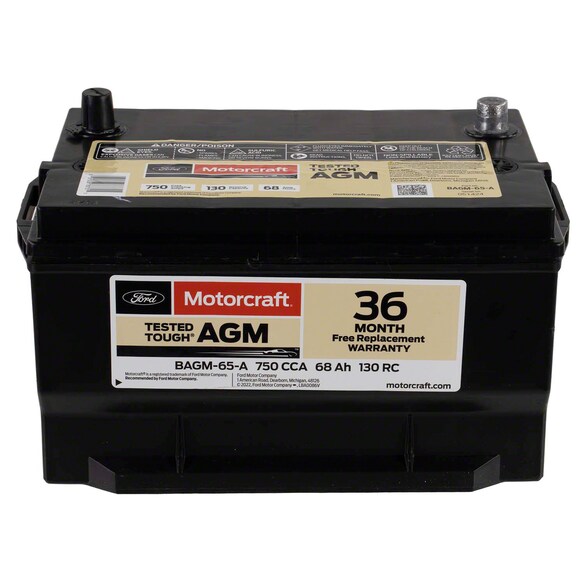Vehicle Battery - 12VX68Ah, 750 Amp Main Image