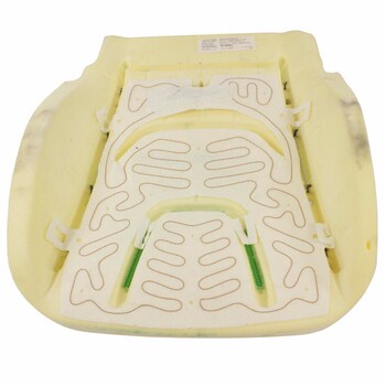Seat Cushion Foam Back Cover And Pad - Right, Front, Driver