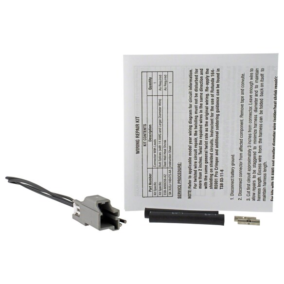 Seat Lumbar Switch Connector Wire Main Image